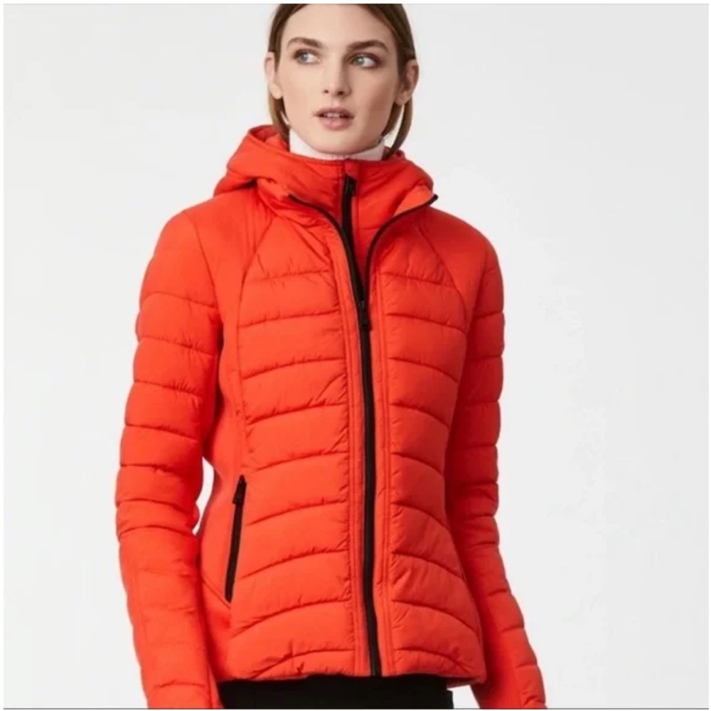 Bernardo Women's Orange Puffer Jacket